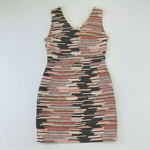 Eve Gravel textural sheath dress XS sleeveless Vneck summer Wedding Guest Office